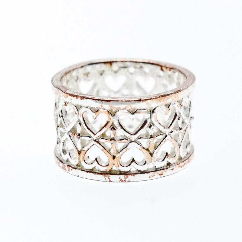 Sky Jewelry Серебряное кольцо 925 проба Сердца