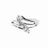 Sky Jewelry Серебряное кольцо с камнями белый топаз  Очарование