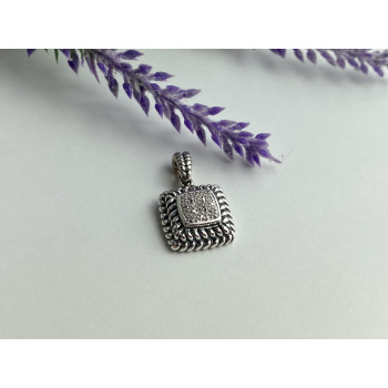 Sky Jewelry Серебряный кулон с Бриллиантами