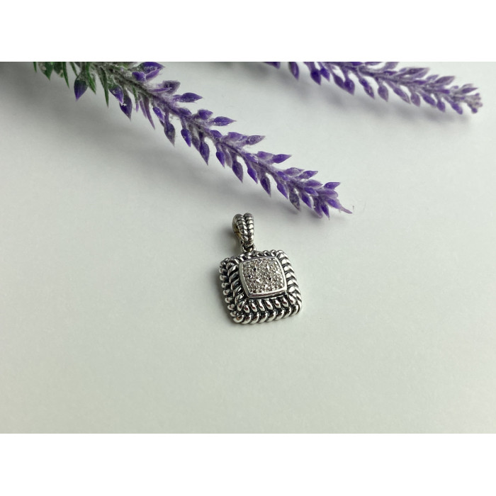 Sky Jewelry Серебряный кулон с Бриллиантами