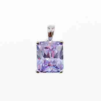 Sky Jewelry Серебряный кулон 925 пробы с танзанитом