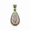 Sky Jewelry Серебряный Кулон с Фианитом и Марказитом  Капля