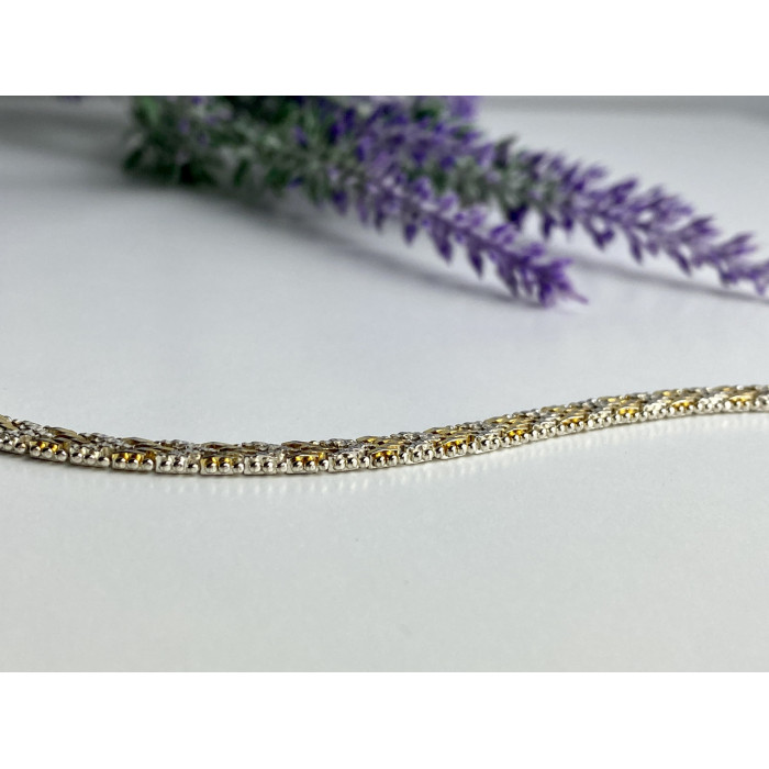 Sky Jewelry Серебряный браслет с позолотой 925 пробы Italy