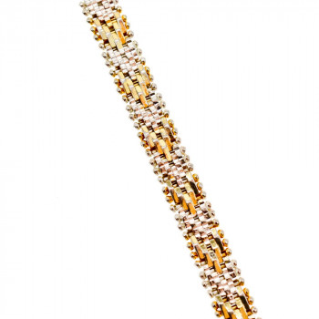 Sky Jewelry Серебряный браслет с позолотой 925 пробы Italy