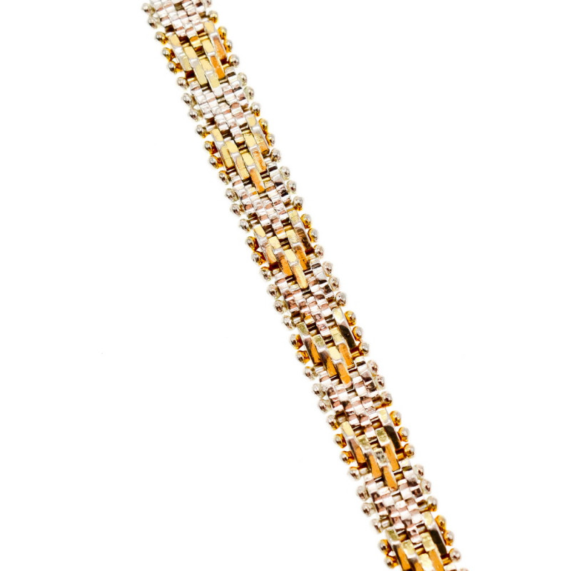 Sky Jewelry Серебряный браслет с позолотой 925 пробы Italy