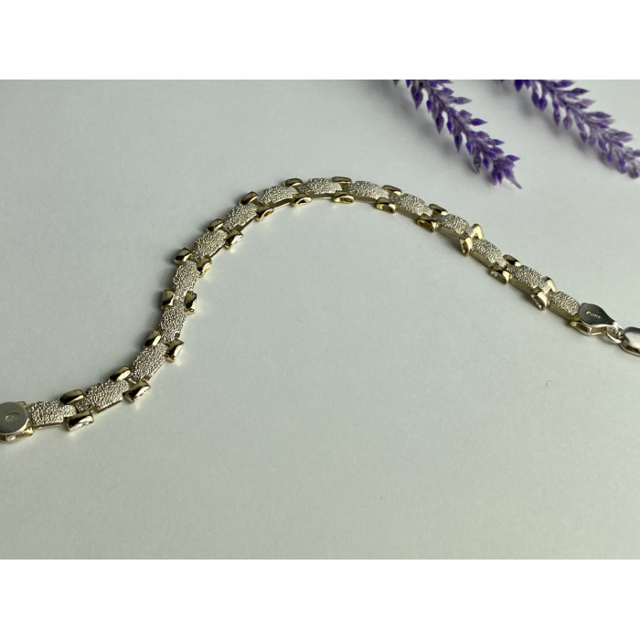 Sky Jewelry Серебряный браслет со вставками из позолоты Италия