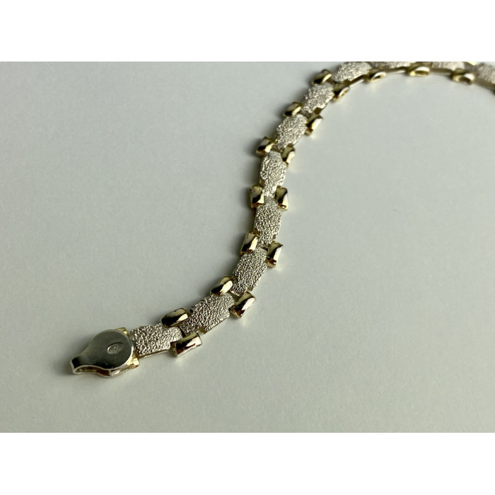 Sky Jewelry Серебряный браслет со вставками из позолоты Италия