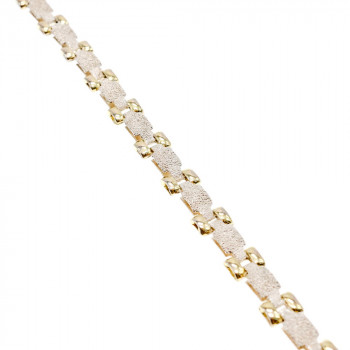 Sky Jewelry Серебряный браслет со вставками из позолоты Италия