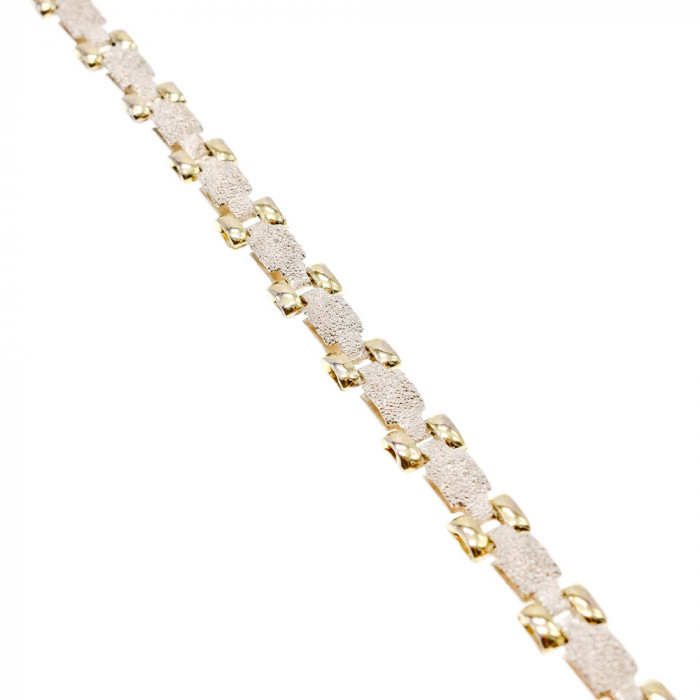 Sky Jewelry Серебряный браслет со вставками из позолоты Италия