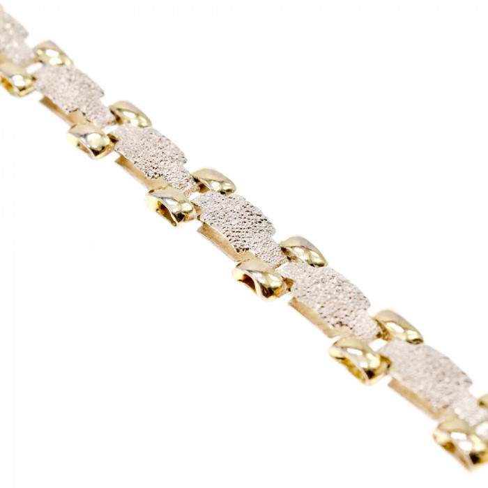 Sky Jewelry Серебряный браслет со вставками из позолоты Италия