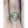 Sky Jewelry Кольцо серебро 925 пробы (позолота) с фианитами