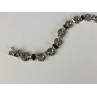 Sky Jewelry Серебряный браслет 925 проба с Альмандином и Марказитом