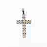 Sky Jewelry Серебряный крестик 925 проба с бриллиантами