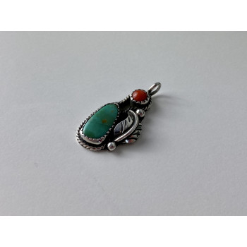 Sky Jewelry Серебряный винтажный кулон с агатом