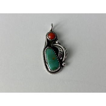 Sky Jewelry Серебряный винтажный кулон с агатом