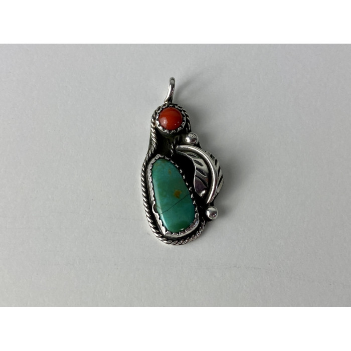 Sky Jewelry Серебряный винтажный кулон с агатом