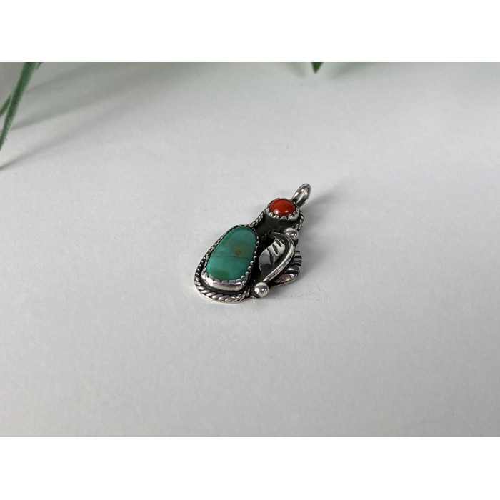 Sky Jewelry Серебряный винтажный кулон с агатом