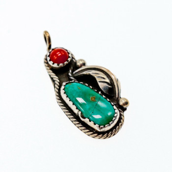 Sky Jewelry Серебряный винтажный кулон с агатом