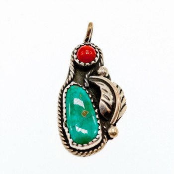 Sky Jewelry Серебряный винтажный кулон с агатом