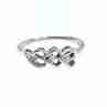 Sky Jewelry Золотое Кольцо 10К (417 проба) с Бриллиантами  Сердца