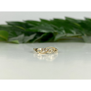 Sky Jewelry Золотое кольцо 14К (585 проба) с Бриллиантами