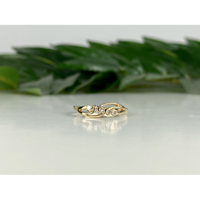 Sky Jewelry Золотое кольцо 14К (585 проба) с Бриллиантами