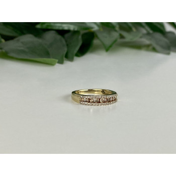 Sky Jewelry Золотое кольцо с Сапфирами и Бриллиантами