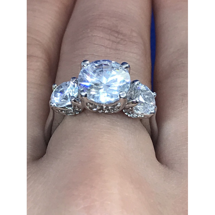 Sky Jewelry Кольцо с фианитами