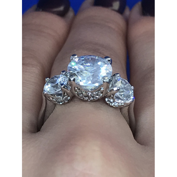 Sky Jewelry Кольцо с фианитами