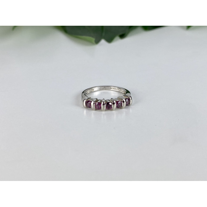 Sky Jewelry Серебряное кольцо с камнями морганит  Нежность