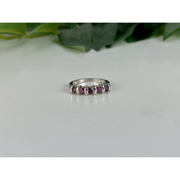 Sky Jewelry Серебряное кольцо с камнями морганит  Нежность