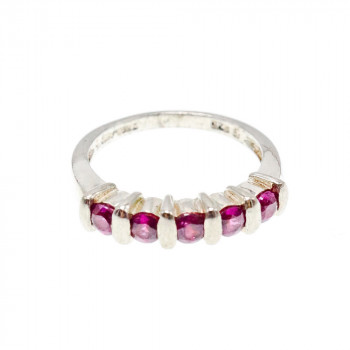 Sky Jewelry Серебряное кольцо с камнями морганит  Нежность