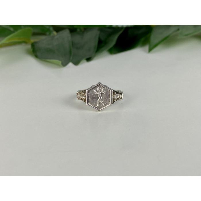 Sky Jewelry Серебряное винтажное кольцо  Ангел