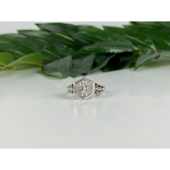 Sky Jewelry Серебряное винтажное кольцо  Ангел