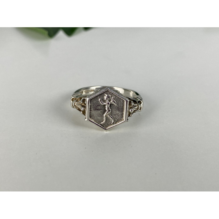 Sky Jewelry Серебряное винтажное кольцо  Ангел