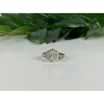 Sky Jewelry Серебряное винтажное кольцо  Ангел