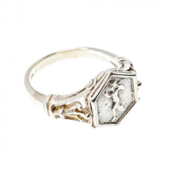 Sky Jewelry Серебряное винтажное кольцо  Ангел