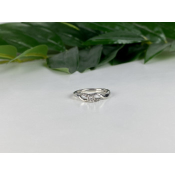 Sky Jewelry Серебряное кольцо 925 проба с белым Сапфиром  Нежность