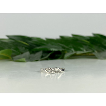 Sky Jewelry Серебряное кольцо 925 проба с белым Сапфиром  Нежность