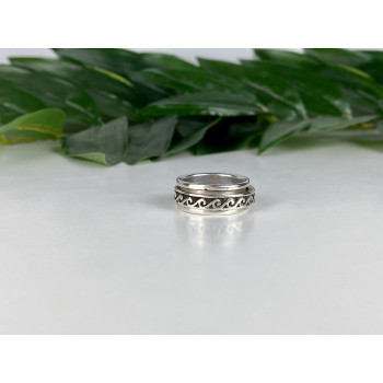 Sky Jewelry Серебряное кольцо для снятия стресса  Спинер