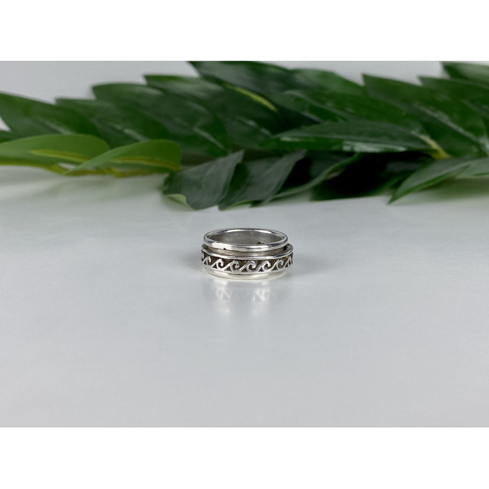 Sky Jewelry Серебряное кольцо для снятия стресса  Спинер
