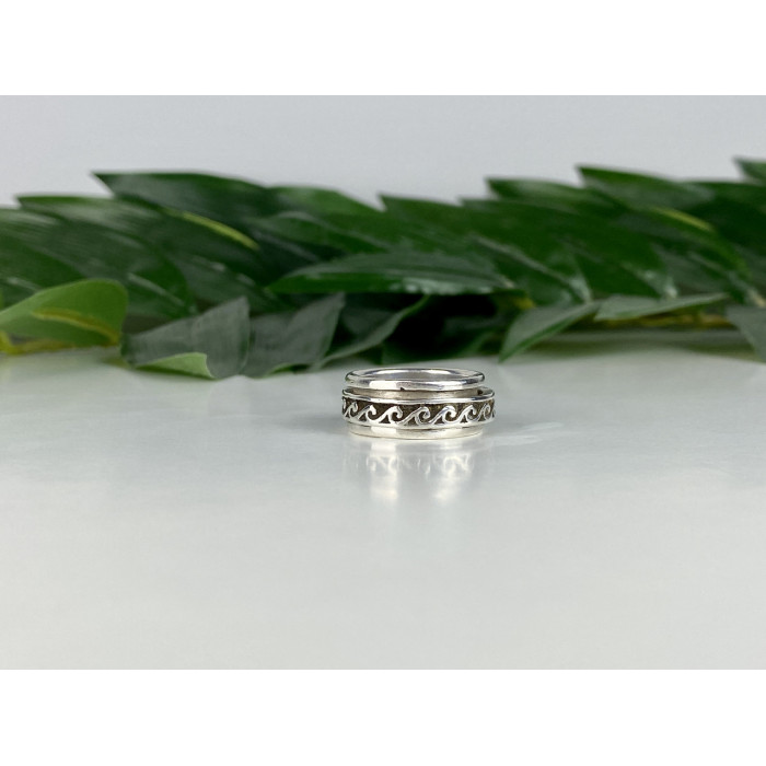 Sky Jewelry Серебряное кольцо для снятия стресса  Спинер