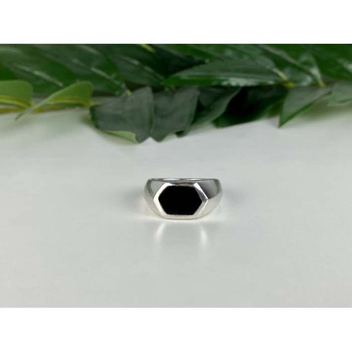 Sky Jewelry Серебряное Кольцо со вставкой из Нефрита