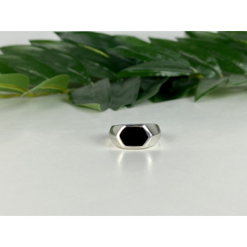 Sky Jewelry Серебряное Кольцо со вставкой из Нефрита