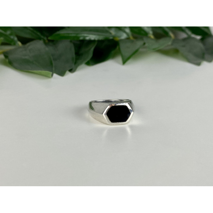 Sky Jewelry Серебряное Кольцо со вставкой из Нефрита