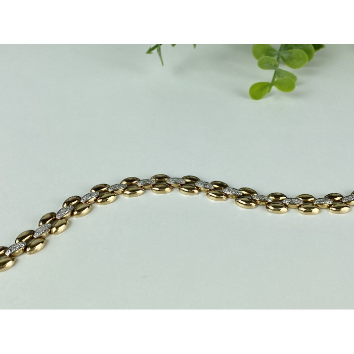 Sky Jewelry Серебряный браслет в позолоте   Грация