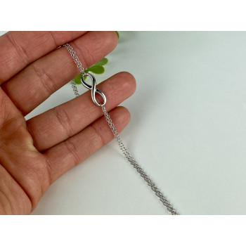 Sky Jewelry Серебряный браслет 925 пробы  Бесконечность