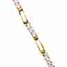 Sky Jewelry Серебряный Браслет в позолоте 925 пробы с Фианитами   Нежность