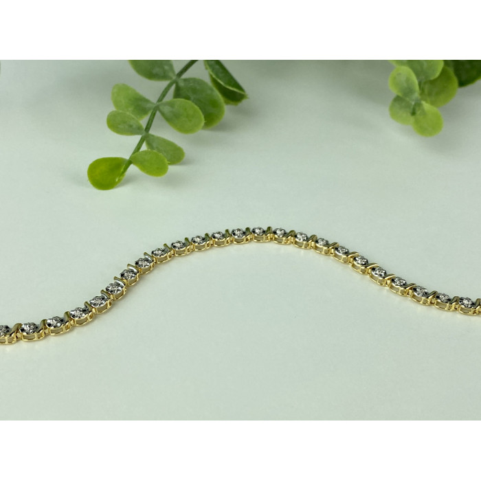 Sky Jewelry Серебряный браслет в позолоте Сердце