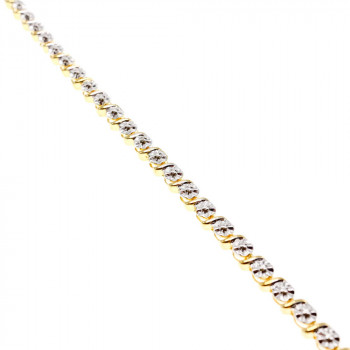 Sky Jewelry Серебряный браслет в позолоте Сердце